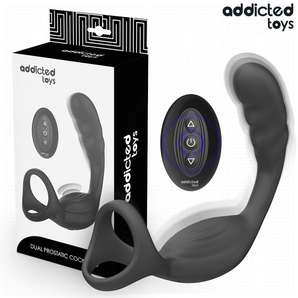 ADDICTED TOYS - Penisring med Analplugg