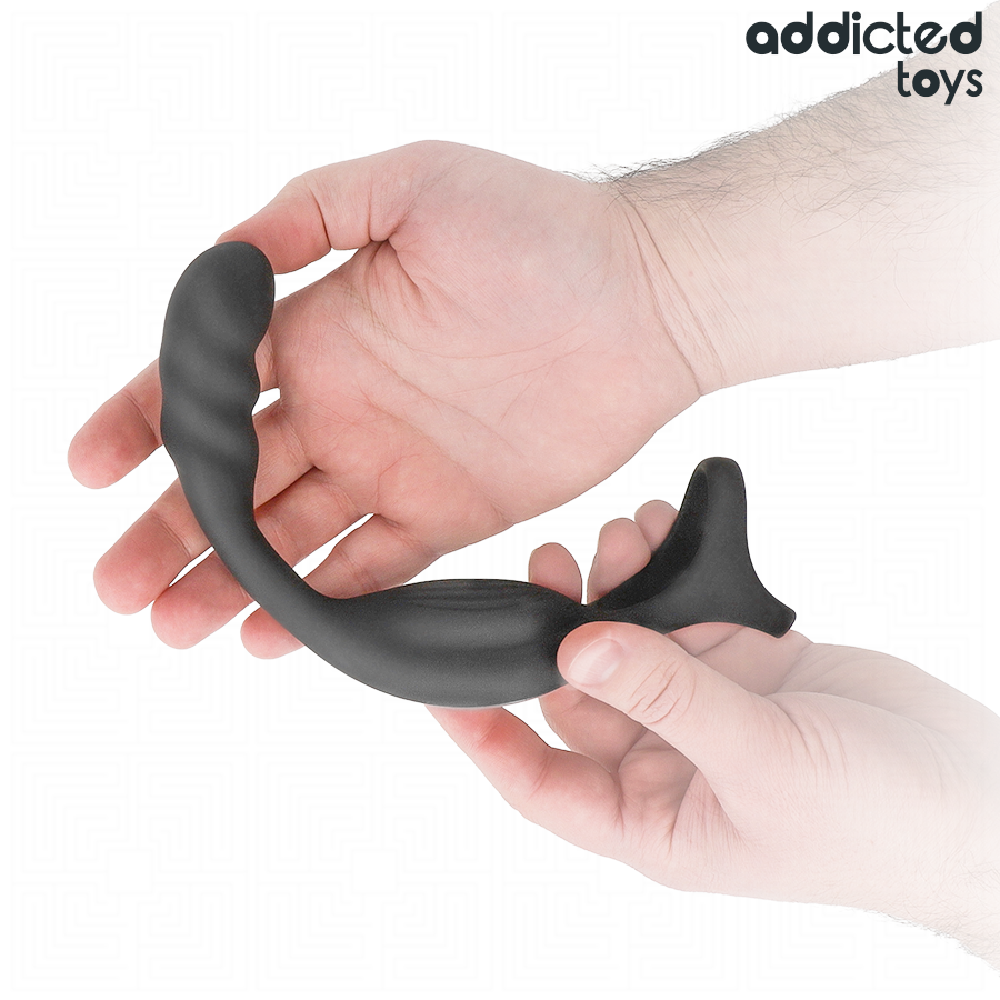 ADDICTED TOYS - Penisring med Analplugg