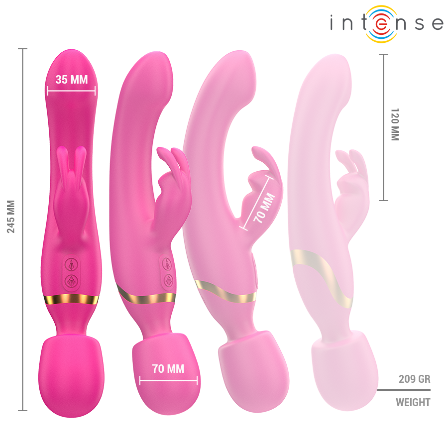 INTENSE - Winona Dobbel vibrator Rabbit & Wand