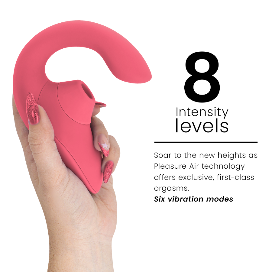 WOMANIZER - Blend Rabbitvibrator Rosenrød