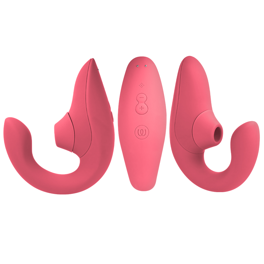 WOMANIZER - Blend Rabbitvibrator Rosenrød