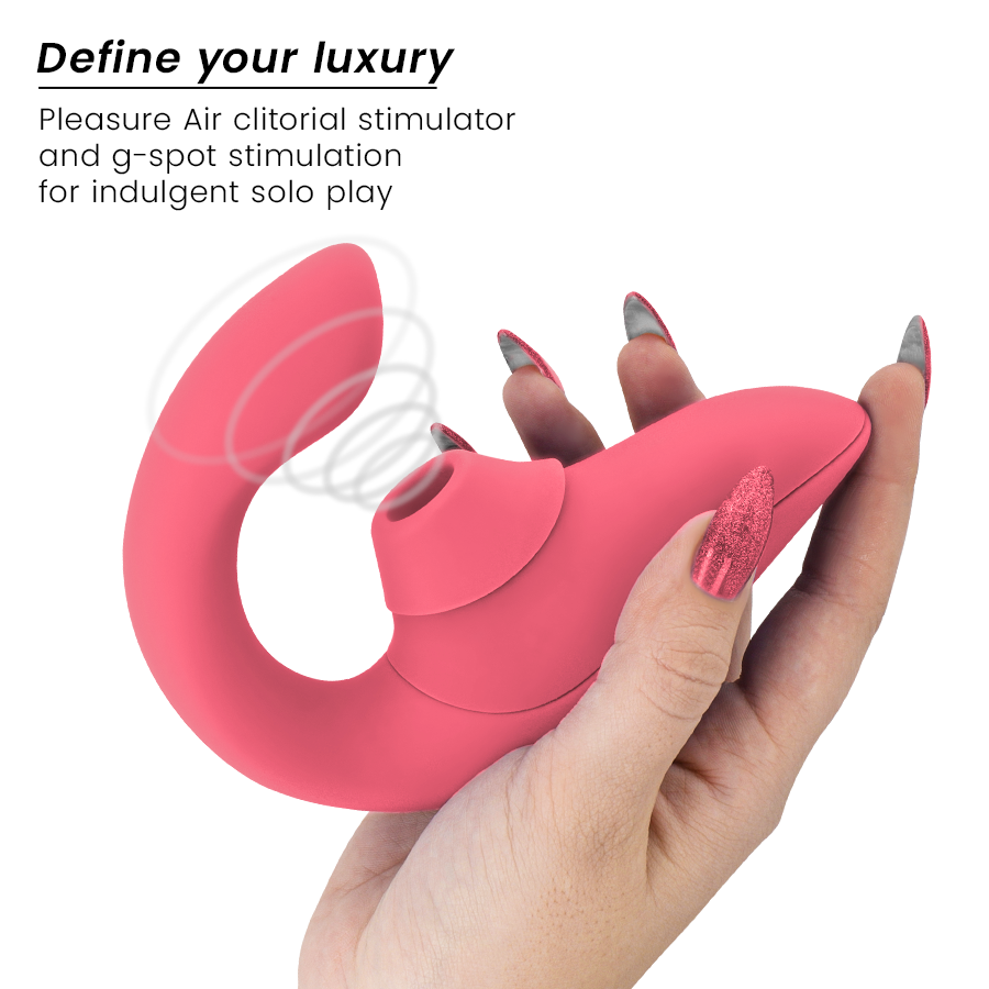 WOMANIZER - Blend Rabbitvibrator Rosenrød