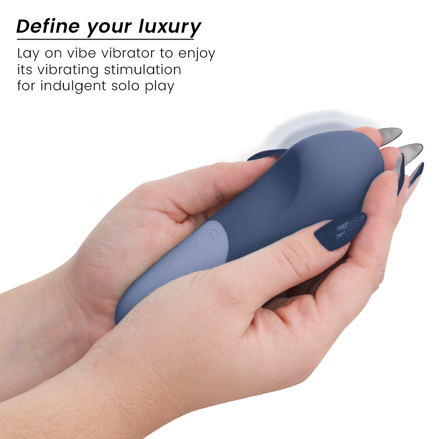 Womanizer - Vibe Lay-on Stillegående Vibrator Mørkeblå