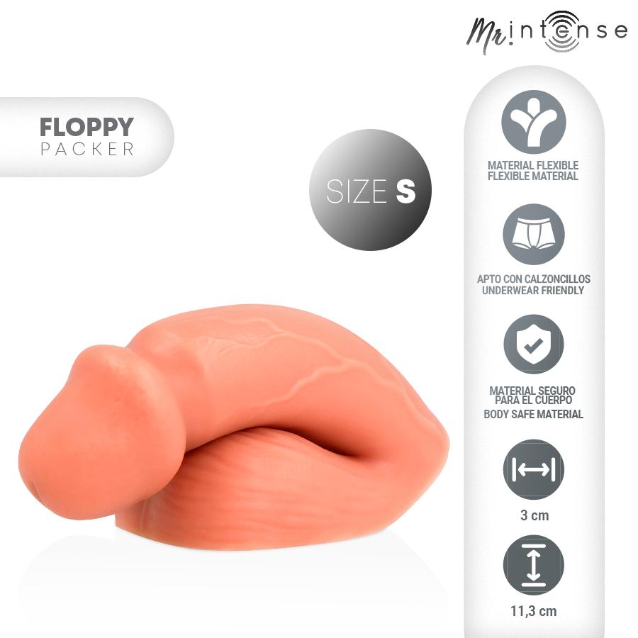 Mr Intense - Floppy realistisk packer str.