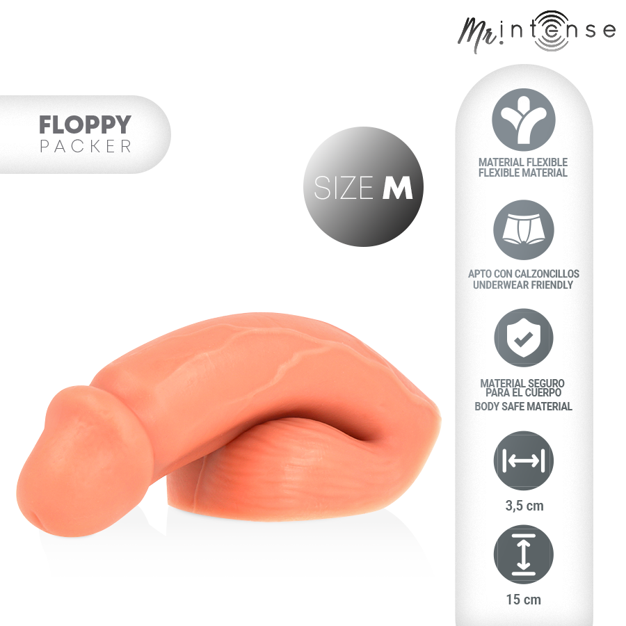 Mr Intense - Floppy realistisk packer str.