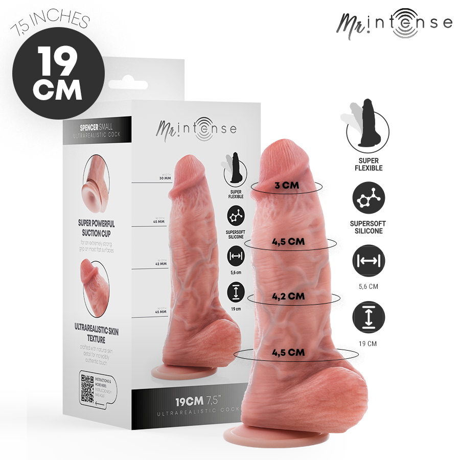Mr Intense - Spencer Small realistisk silikondildo 19 cm