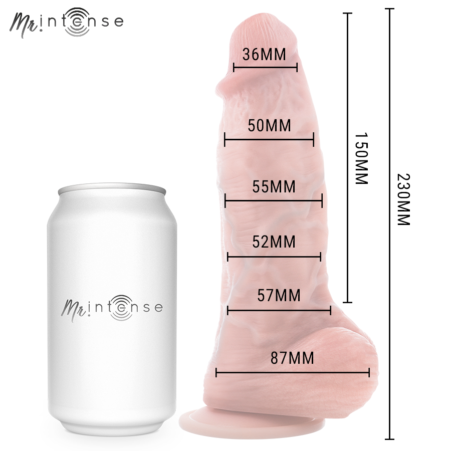 Mr Intense - Spencer Medium realistisk silikondildo 23 cm