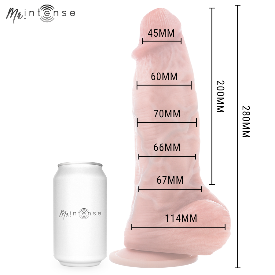 Mr Intense - Spencer Extra Big realistisk silikondildo 28 cm