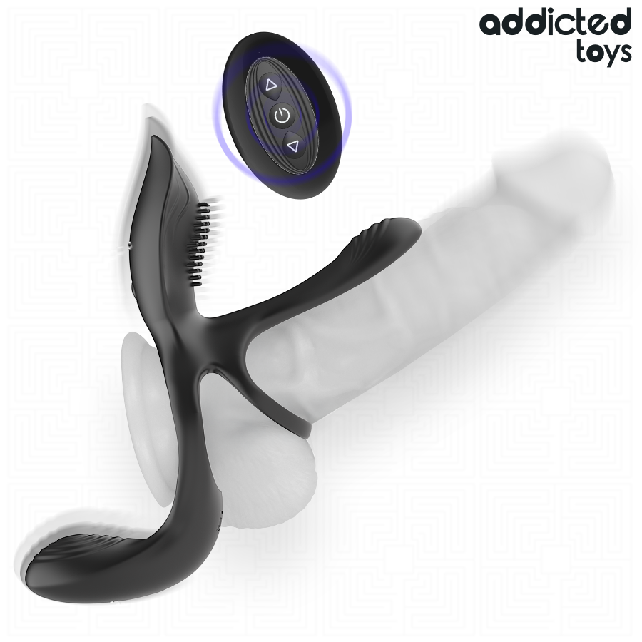 ADDICTED TOYS - Dobbel Penisring med Klitorisstimulator