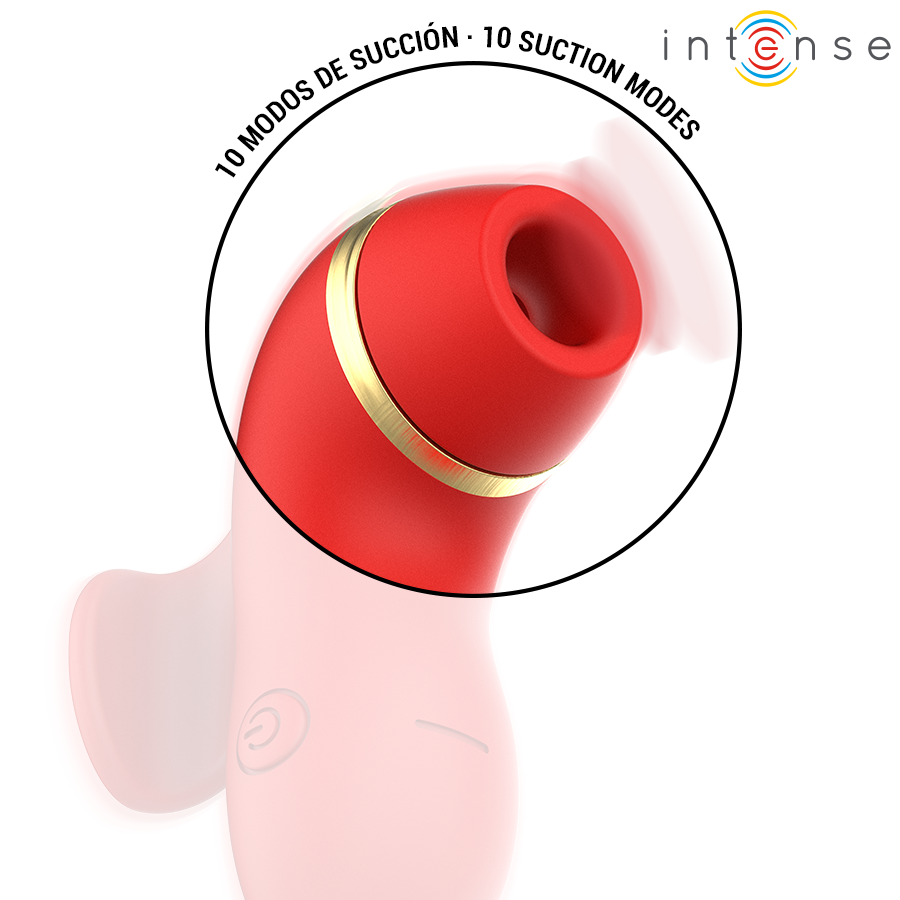 INTENSE - Patty Klitorisstimulator med 4 hoder, sug, tapping & tunge