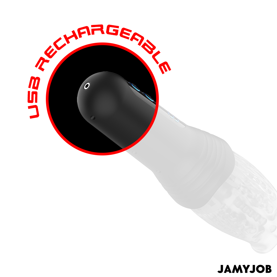 JAMYJOB - Blow-R Masturbator med støt & rotasjon