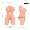 INTENSE DEEP TOUCH - Jesse Torso-masturbator Vagina & anus