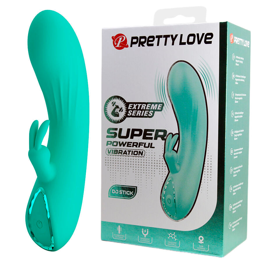 PRETTY LOVE - DJ Stick G-punktsvibrator med Klitorisstimulator
