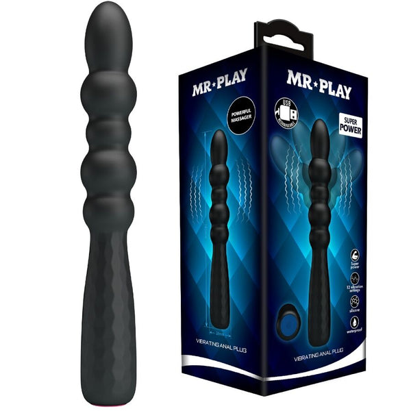MR PLAY - Fleksibel vibrerende analplugg