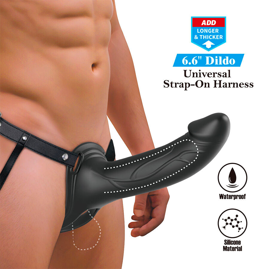 PRETTY LOVE - Landon Vibrerende hul strap-on