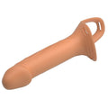PRETTY LOVE - Landon Vibrerende hul strap-on Naturfarge