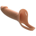 PRETTY LOVE - Landon Vibrerende hul strap-on Naturfarge