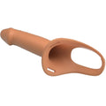 PRETTY LOVE - Landon Vibrerende hul strap-on Naturfarge