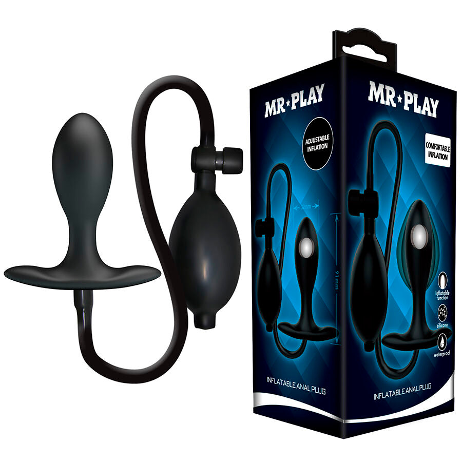 MR PLAY - Justerbar oppblåsbar analplugg