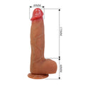 PRETTY LOVE - Orton Realistisk dildo med sugekopp 23,5 cm