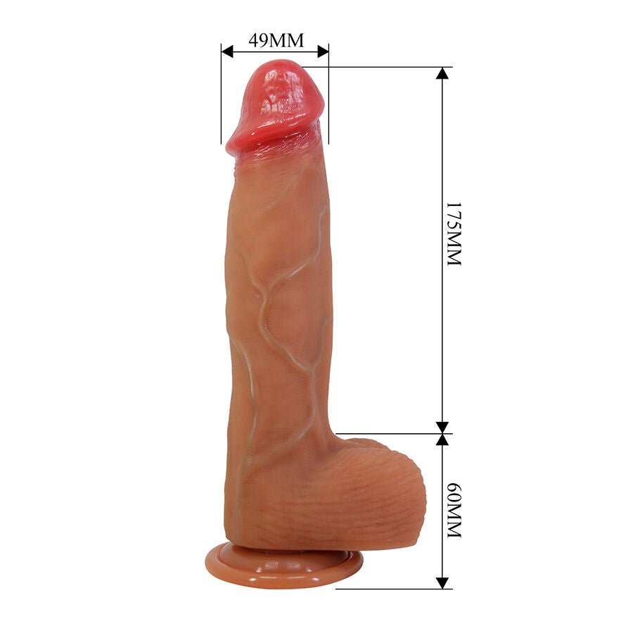 PRETTY LOVE - Orton Realistisk dildo med sugekopp 23,5 cm