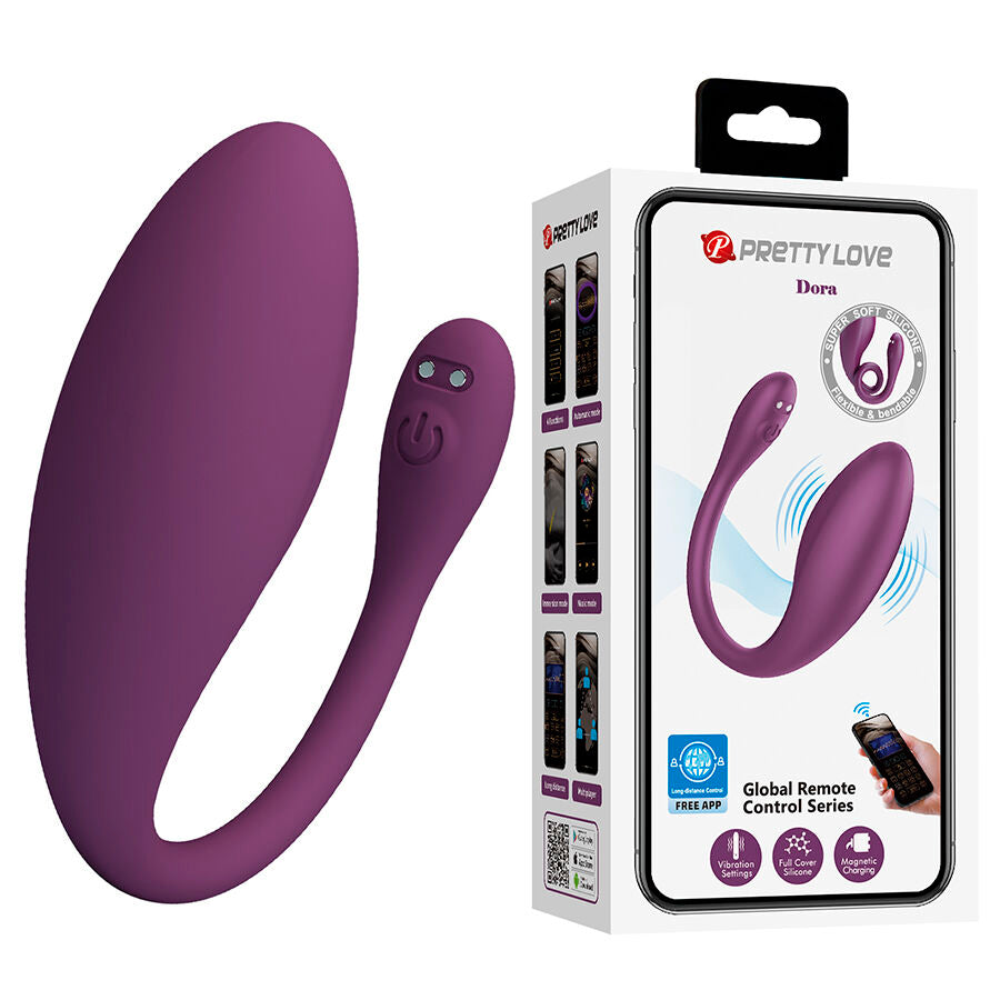 PRETTY LOVE - Dora Invisible Vibrator med gratis app