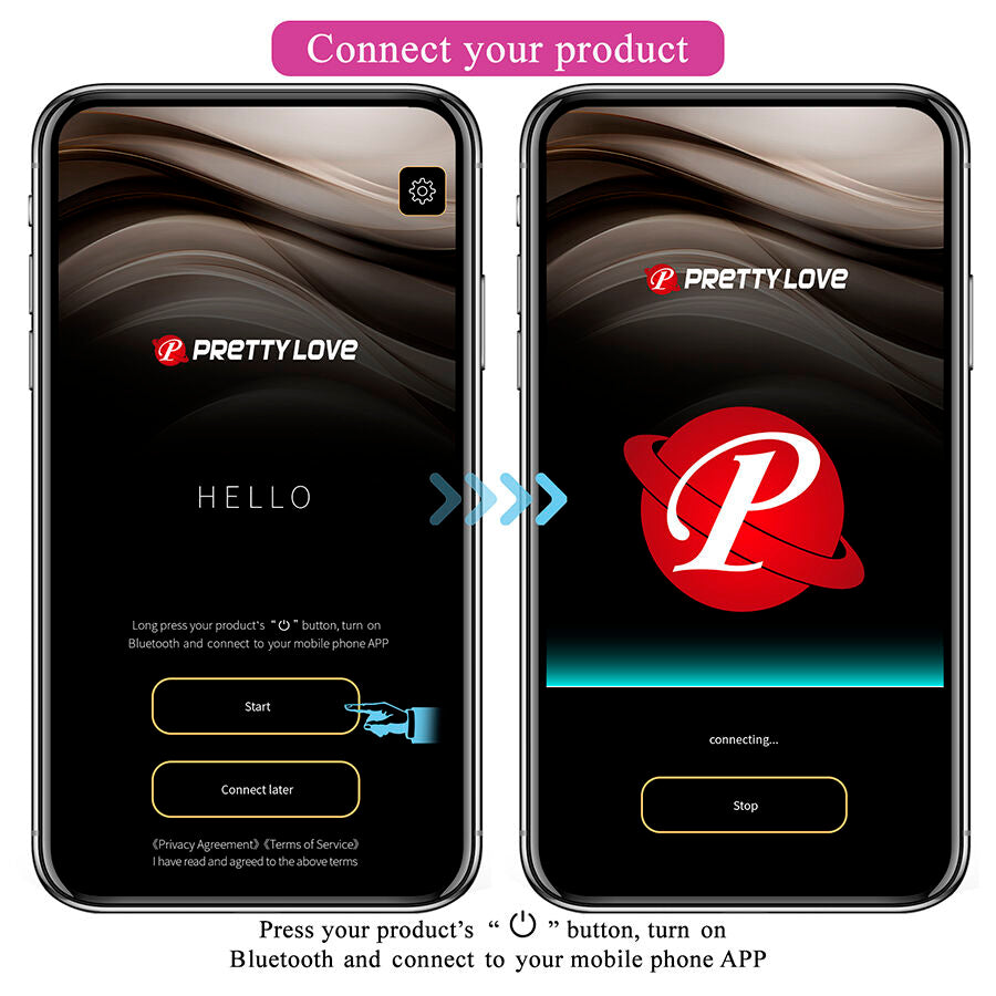 PRETTY LOVE - Dora Invisible Vibrator med gratis app