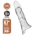 PRETTY LOVE - Transparent penissleeve 22 cm