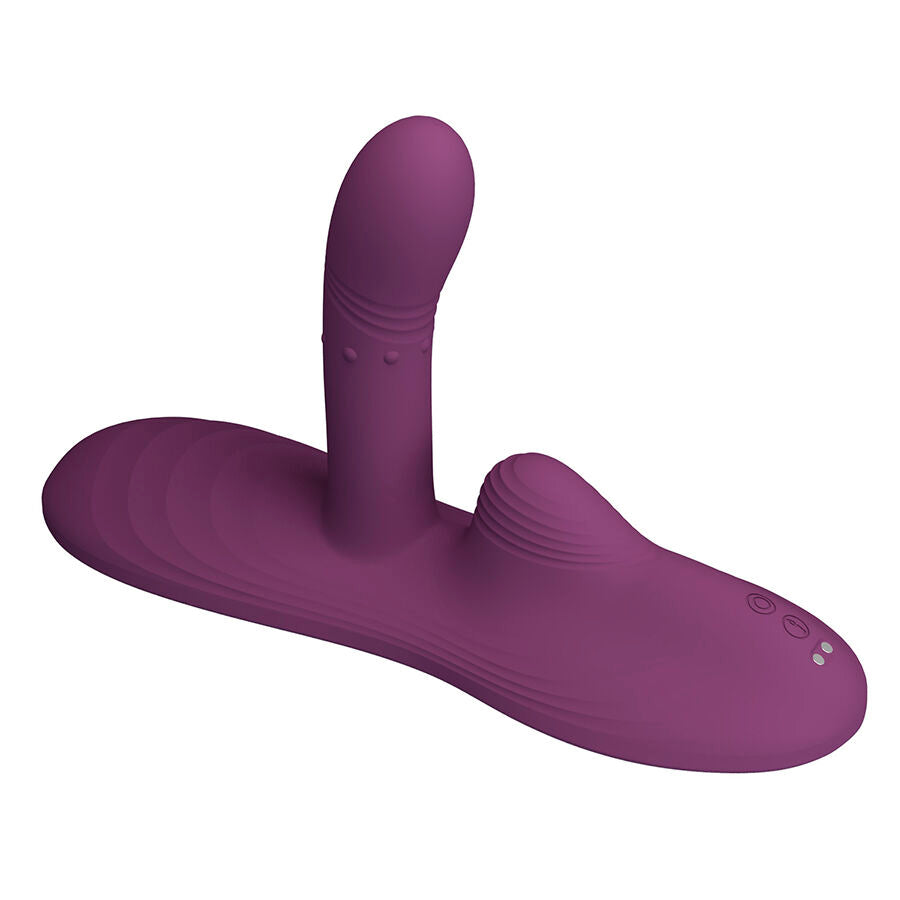 PRETTY LOVE - Luka Sittevibrator med varme & fjernkontroll