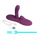PRETTY LOVE - Luka Sittevibrator med varme & fjernkontroll