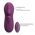 PRETTY LOVE - Luka Sittevibrator med varme & fjernkontroll
