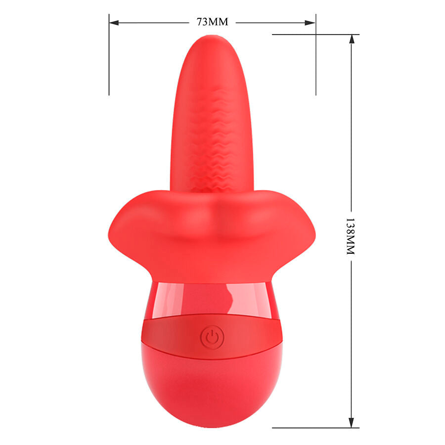 PRETTY LOVE - Obelia Klitorisstimulator med tunge & orbital bevegelse