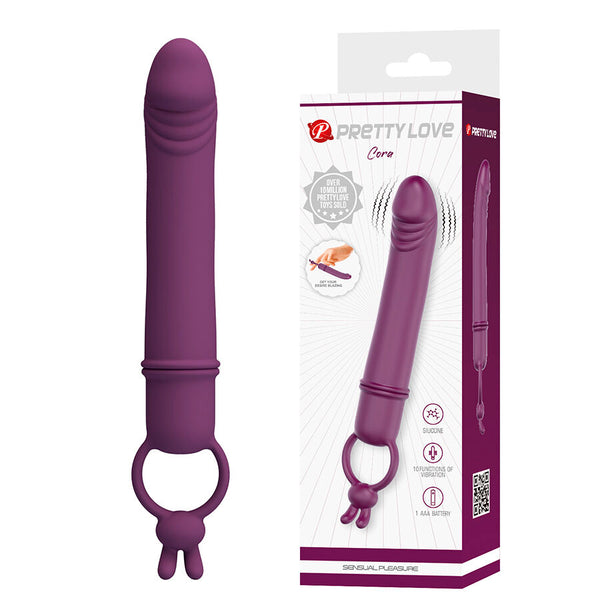 PRETTY LOVE - Cora Kompakt vibrator med ringholder