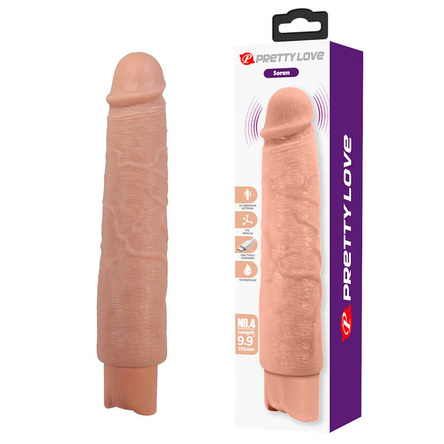 PRETTY LOVE - Soren Fleksibel realistisk vibrator