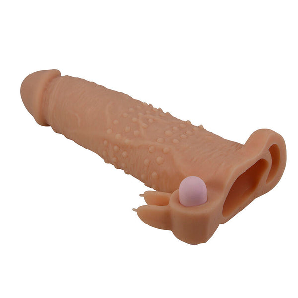 PRETTY LOVE - Quillon Penissleeve med klitorisstimulator & vibrasjon