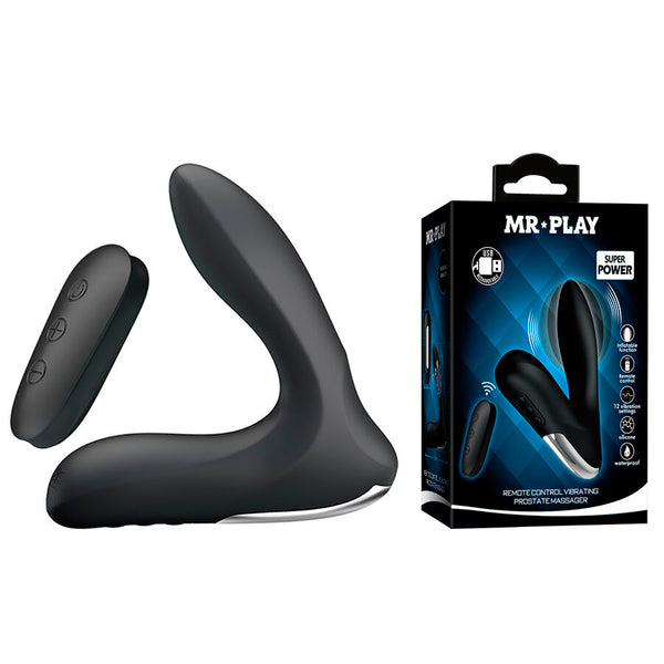 MR PLAY - Prostatamassasjeapparat med vibrasjon og fjernkontroll