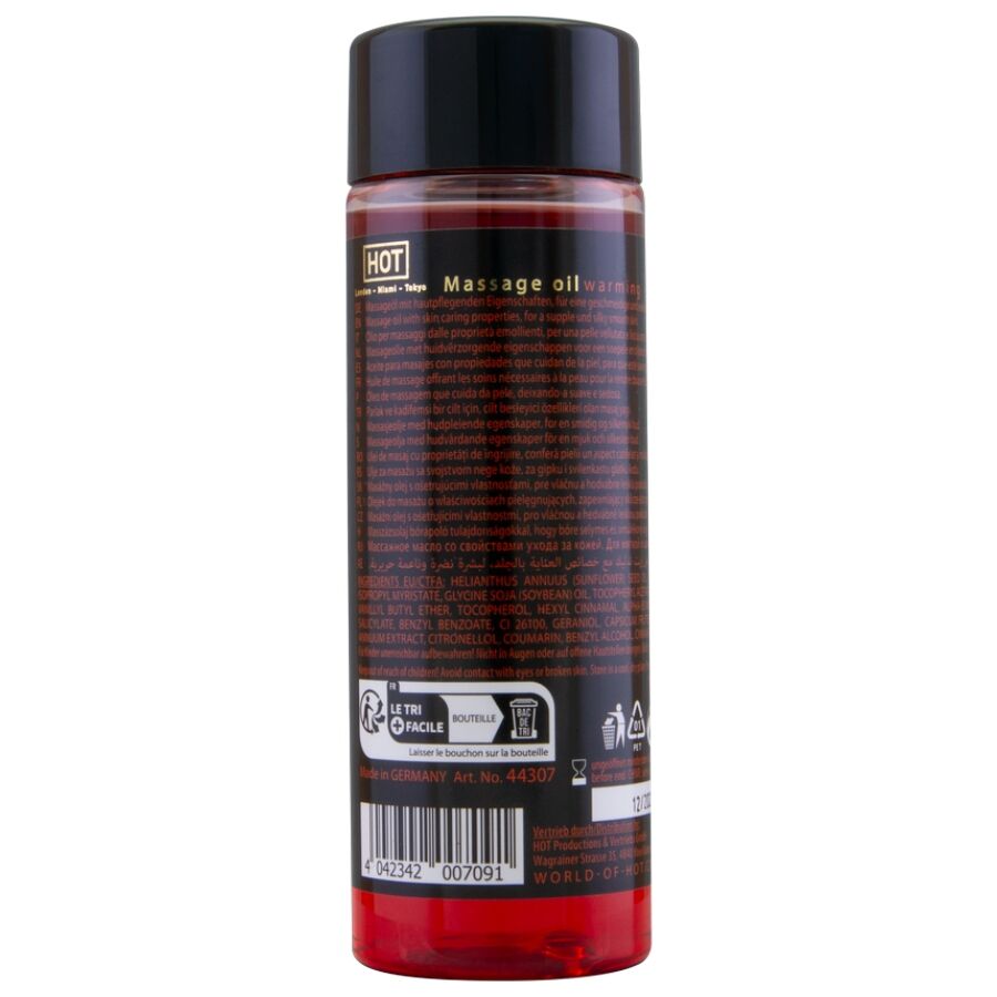 HOT - Massasjeolje Varmende 100 ml