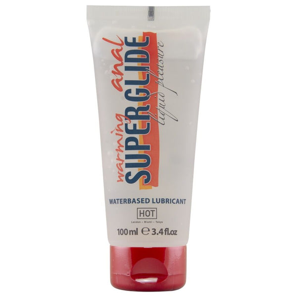 HOT - Anal Superglide Varmende Vannbasert Glidemiddel 100 ml
