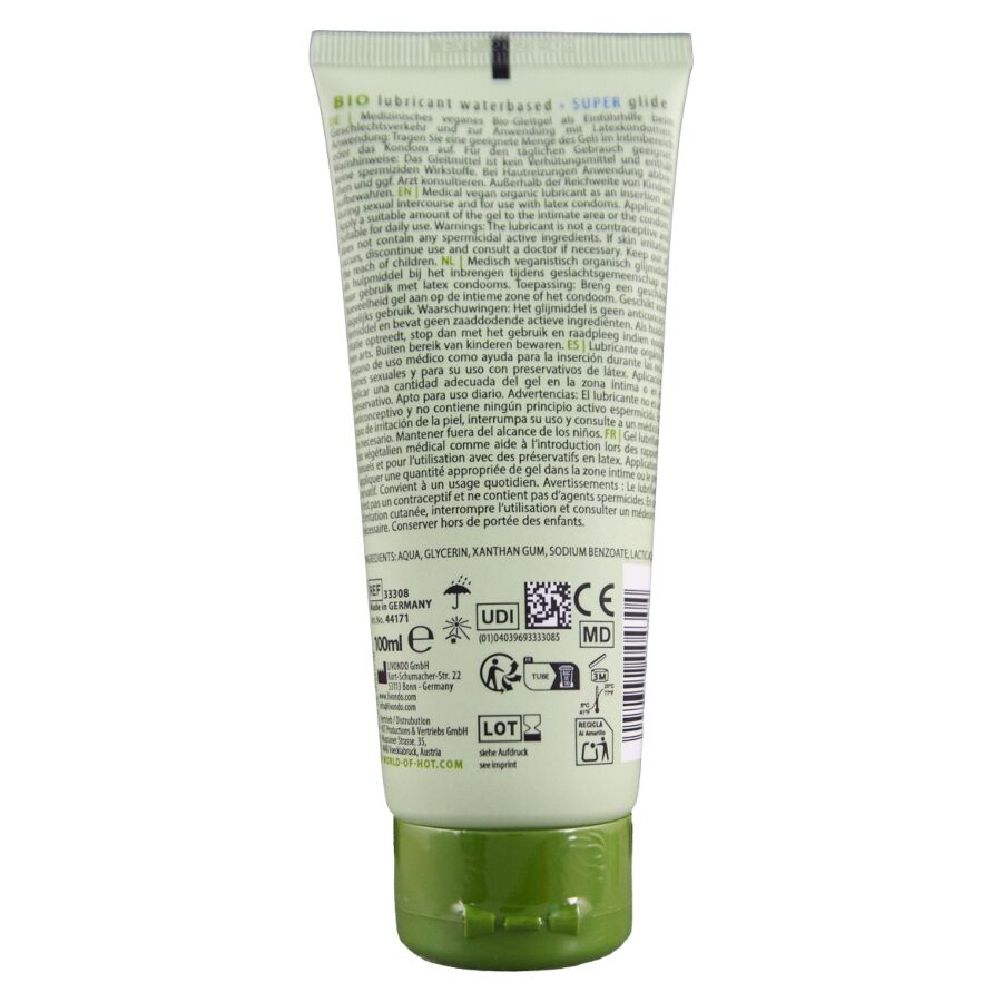 HOT - Bio Glidemiddel Vannbasert 100 ml