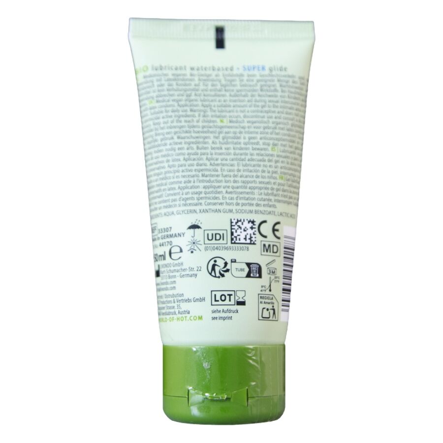 HOT - Bio Glidemiddel Vannbasert 50 ml
