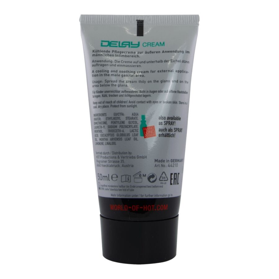 HOT - Forsinkende Krem 50 ml