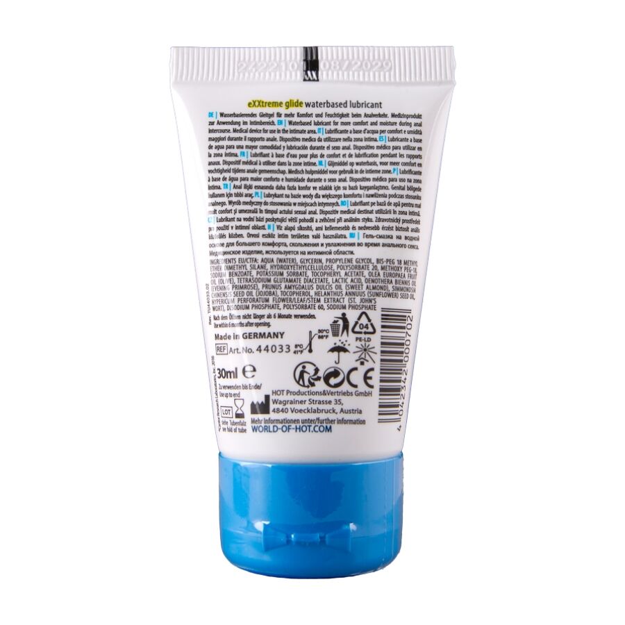 HOT - Exxtreme Glide Vannbasert Glidemiddel + Comfort Oil 30 ml