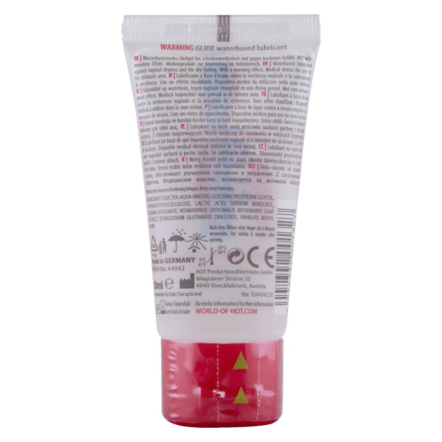 HOT - Warming Glide Varmende vannbasert glidemiddel 30 ml