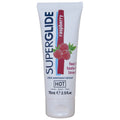 HOT - Superglide Spiselig Vannbasert Glidemiddel Bringebær 75 ml