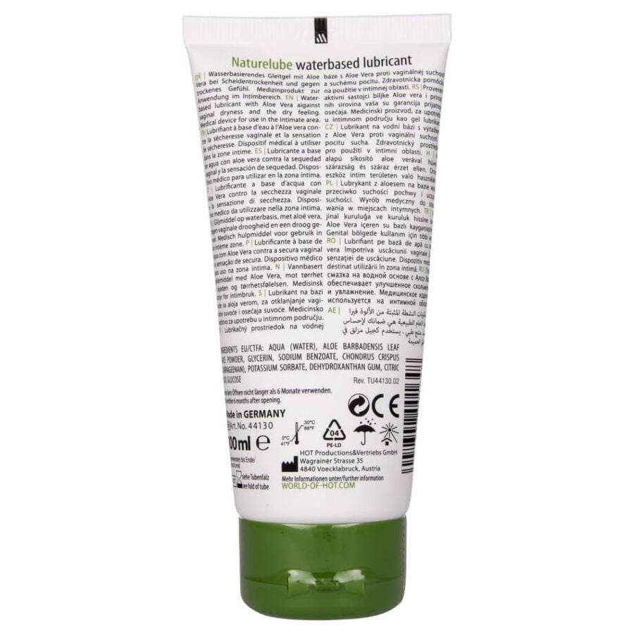 HOT - Nature Glidemiddel Vannbasert Aloe Vera 100 ml