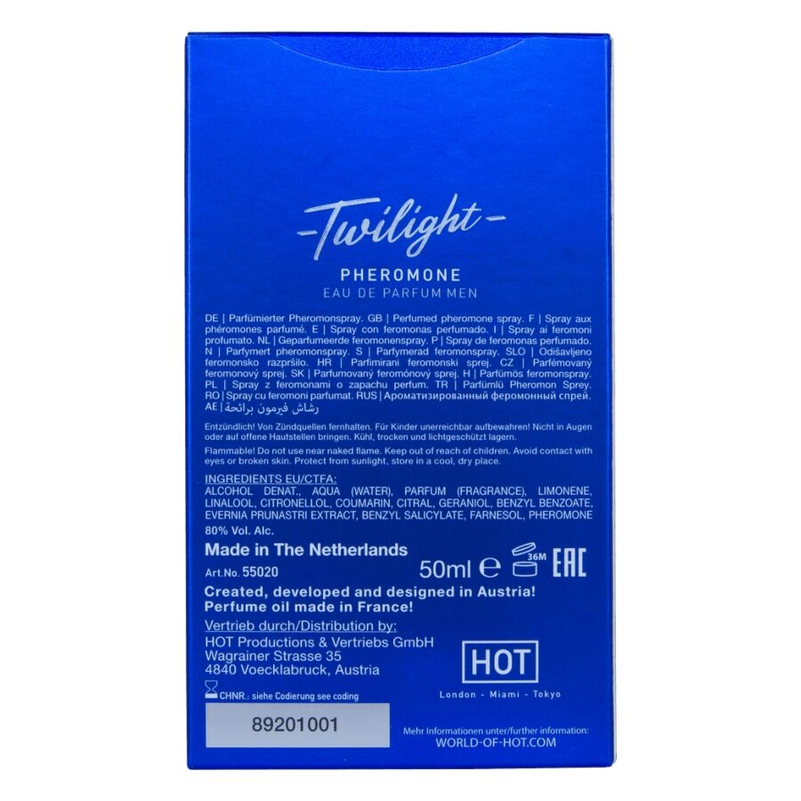 HOT - Twilight feromonparfyme til menn 50 ml