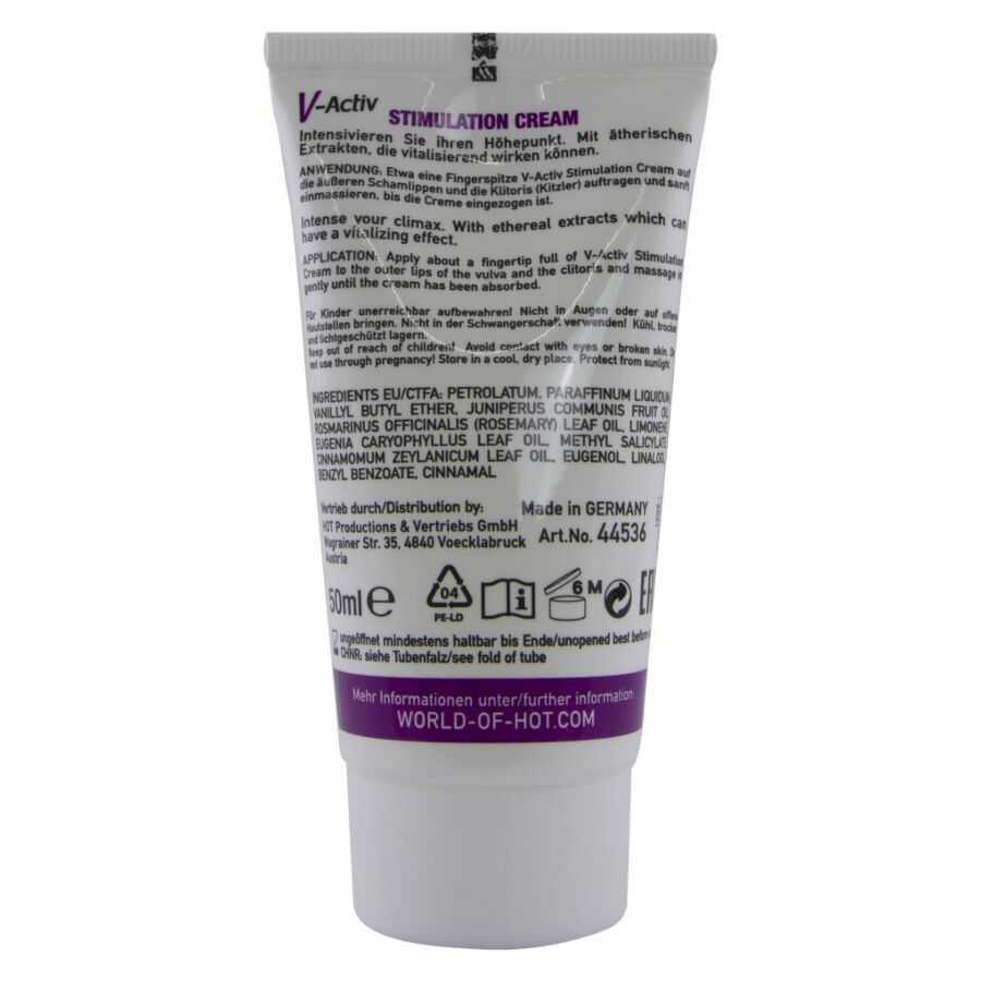 HOT - V-Activ Stimuleringskrem for kvinner 50 ml