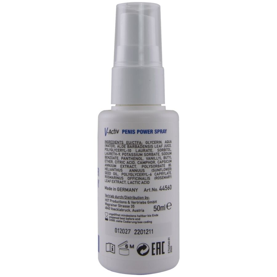HOT - V-Activ Penis Power Spray for menn 50 ml