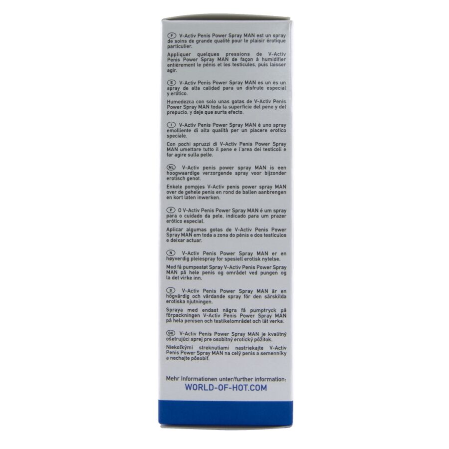 HOT - V-Activ Penis Power Spray for menn 50 ml