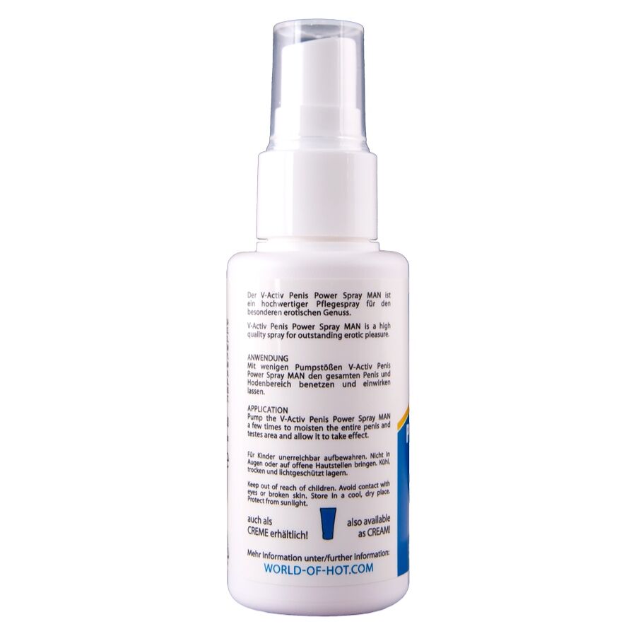 HOT - V-Activ Penis Power Spray for menn 50 ml